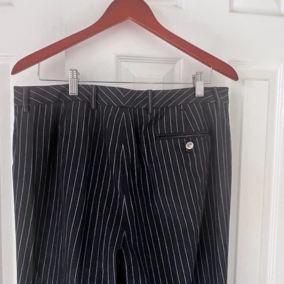 Tommy Hifliger Womens Striped Suit Striped Size 10 (Jacket) & 12 (Pants) - Picture 11 of 12